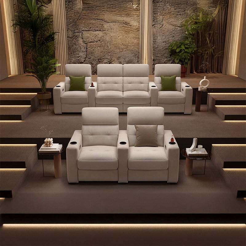 Built in durable Nova fabric or leatherette, each seat uses termite-resistant neem wood and engineered plywood panels to support plush 32-density foam.