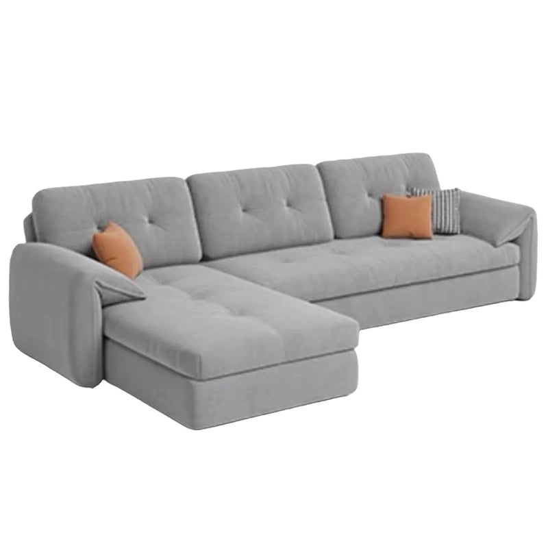 A built-in storage unit under the chaise maximises functionality, while the integrated metal grid and fold-out foam surface provide medium-firm support for two adults.