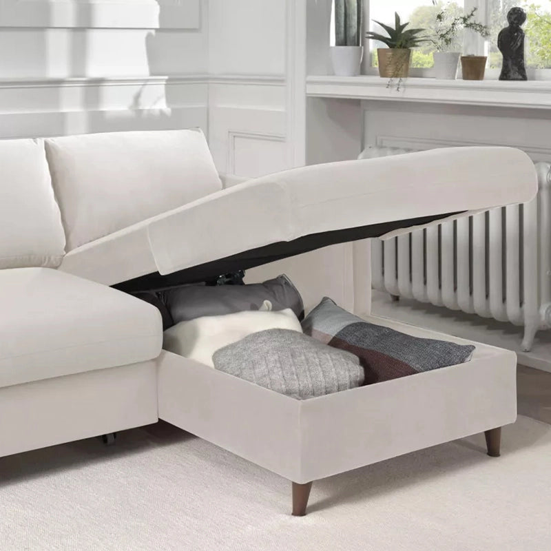 With a manual pull-out mechanism, it functions as a sleeper or sofa bed couch with ease. 