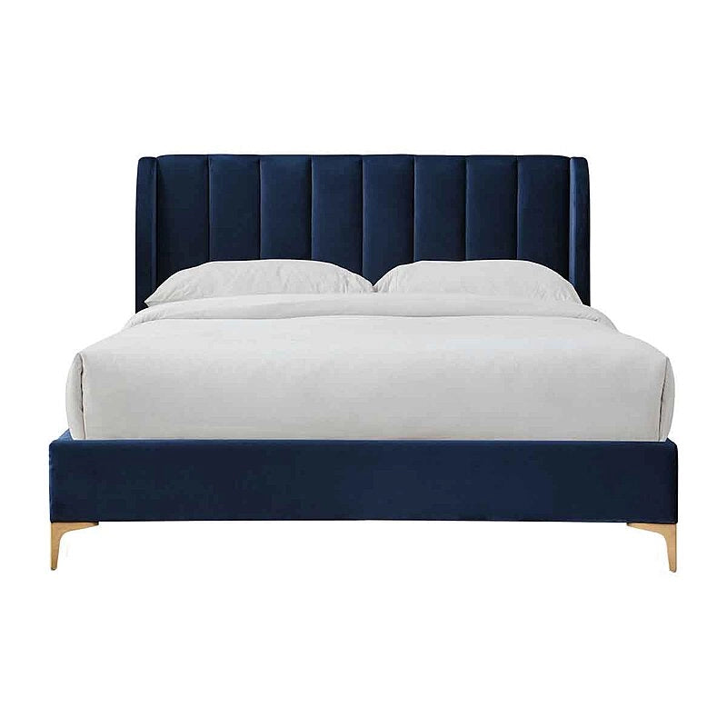 Built for durability using neem wood and engineered panels, the frame includes a supportive slatted base—ideal for platform setup