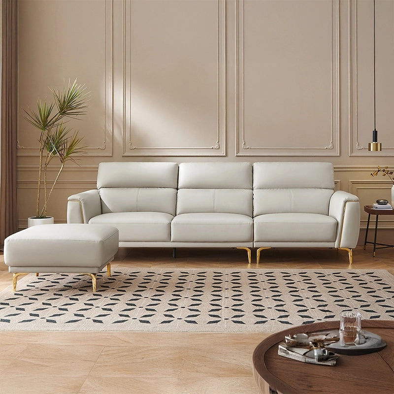 The firm base cushioning with built-in neck support enhances lounging, and the material ensures easy maintenance—perfect for homes with pets or kids.