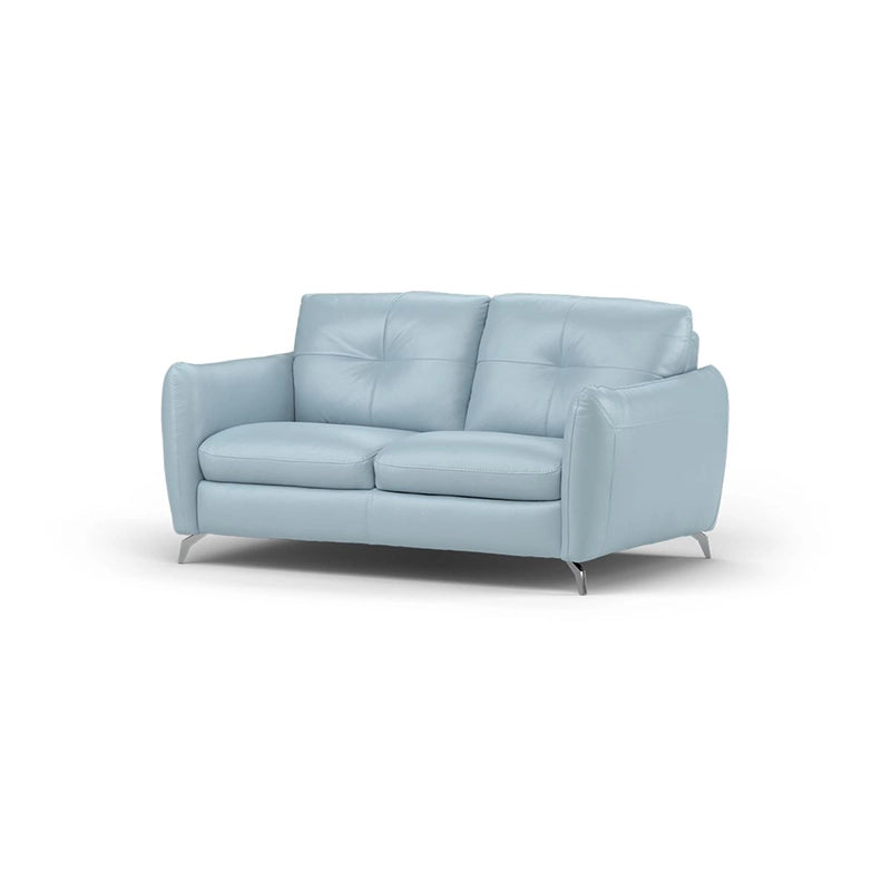  Top view of backrest grid stitching, stylish sofa design, 2 seater couch