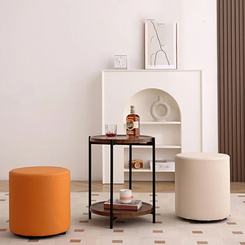 Pouf seat image in modern pouf ottoman and living room ottoman accents