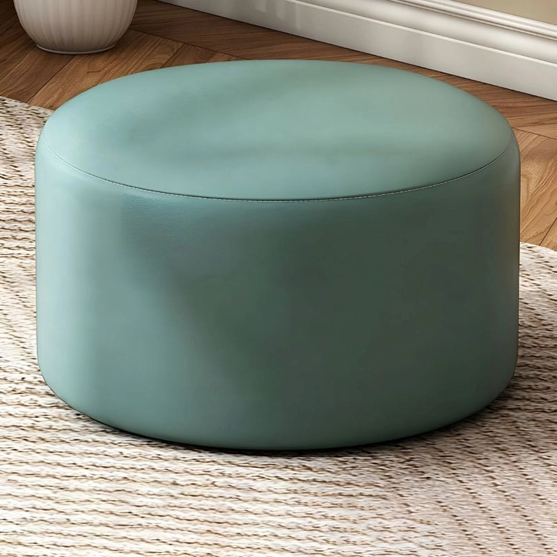 Green pouffe – pouffe ottoman, footstools and ottomans – no-leg flat floor design