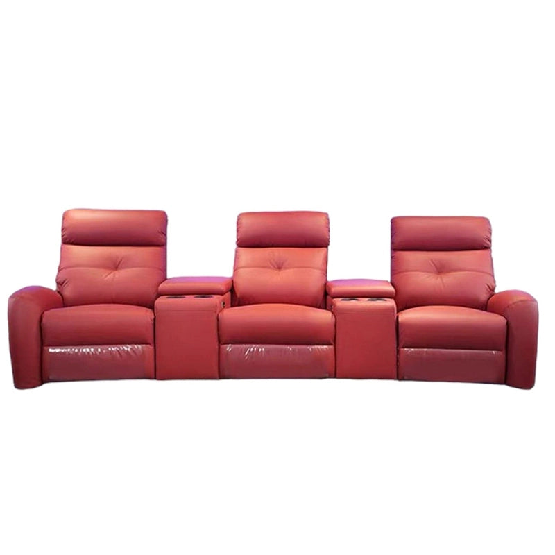 LED-lit cup holders, ambient floor lighting, and concealed storage keep your setup organised and immersive.