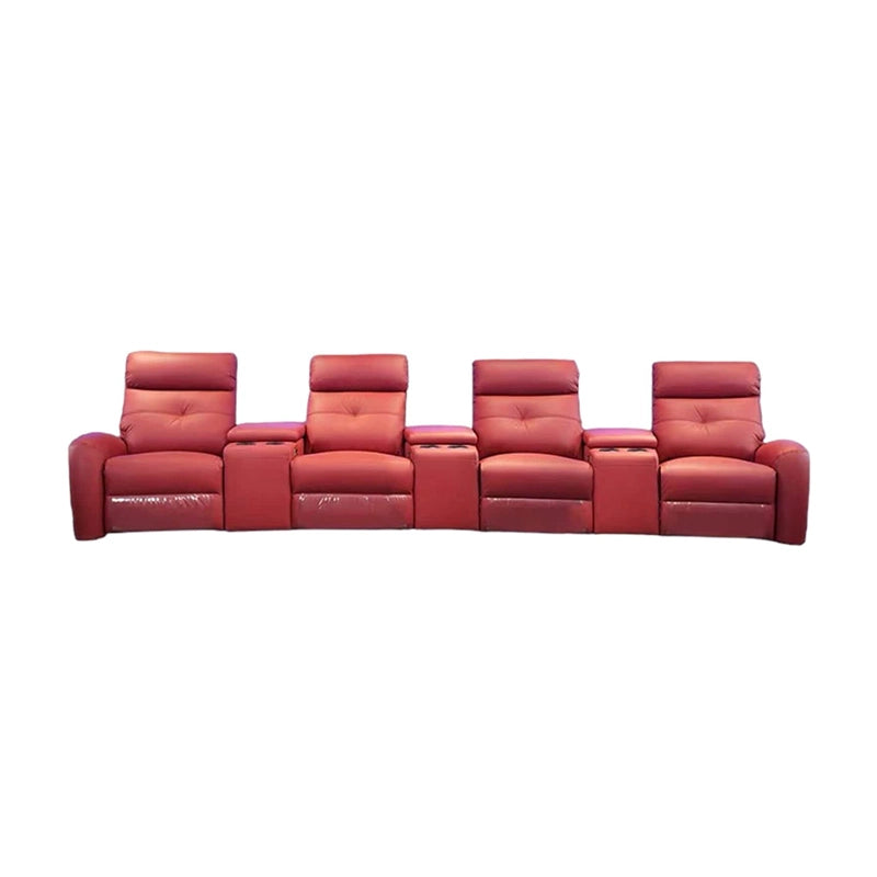  Sturdy neem wood framing ensures durability, while tufted backrests and chaise footrests support extended viewing.