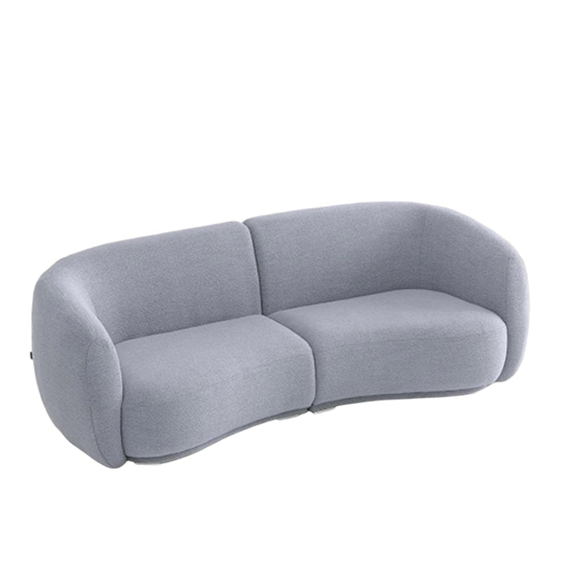 The design reflects a contemporary, Scandinavian-inspired minimalism fused with a sculptural, modern aesthetic. 