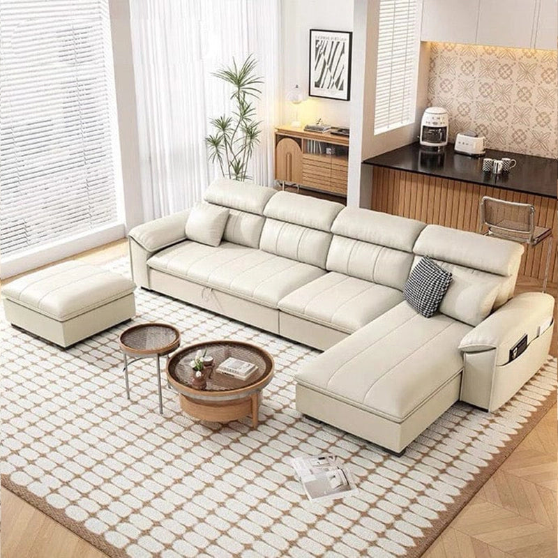 Designed with a durable Neem wood frame and soft leatherette finish, it includes a pull-out mechanism that transforms it into a comfortable queen-sized sleeper.