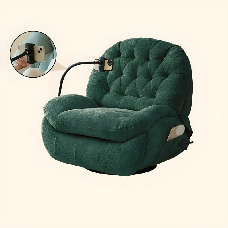 As a couch recliner, it can fit within modular setups or serve as a standalone chair.