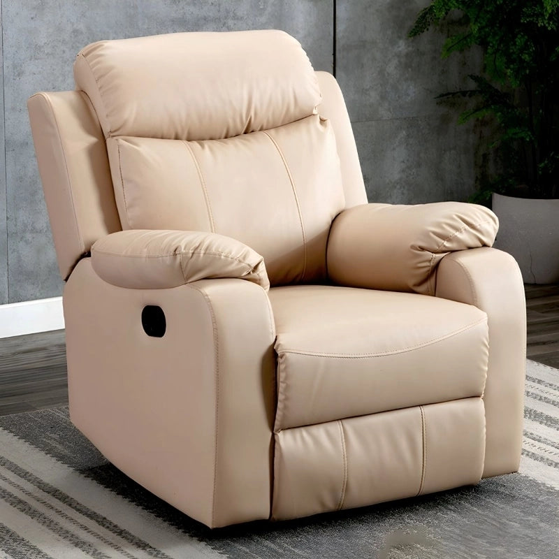 The manual pull-lever reclining mechanism makes it ideal as a functional couch with a recliner for small apartments or pet-friendly homes.
