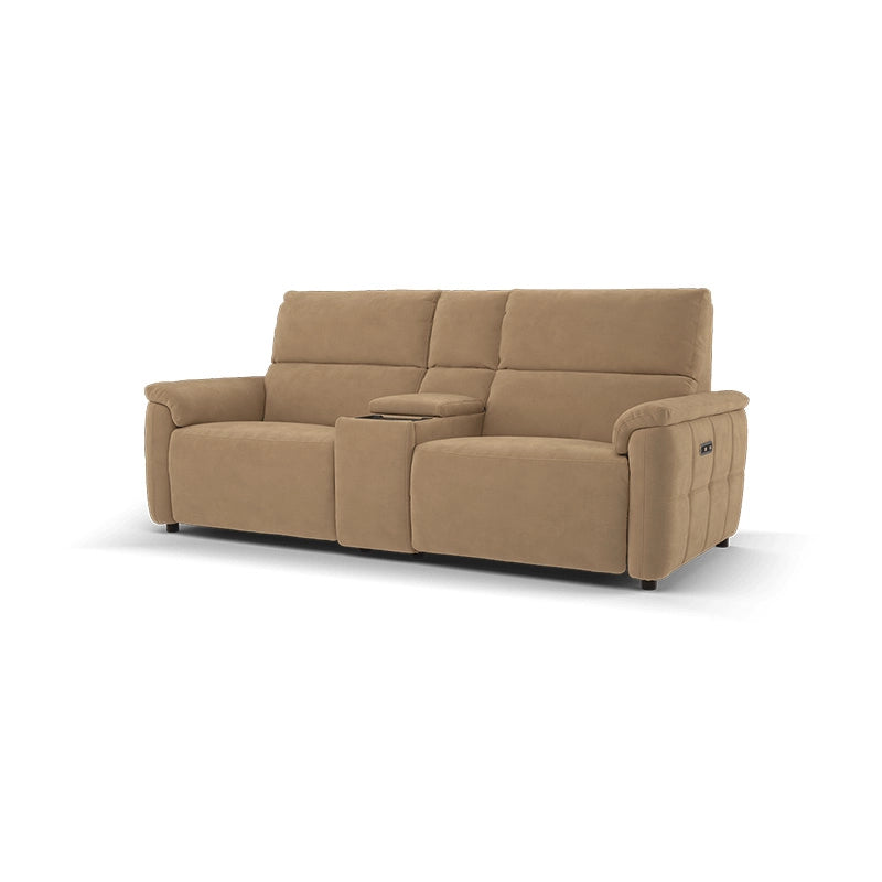 Dual seat home theater recliner photograph in brown with home cinema recliner sofa