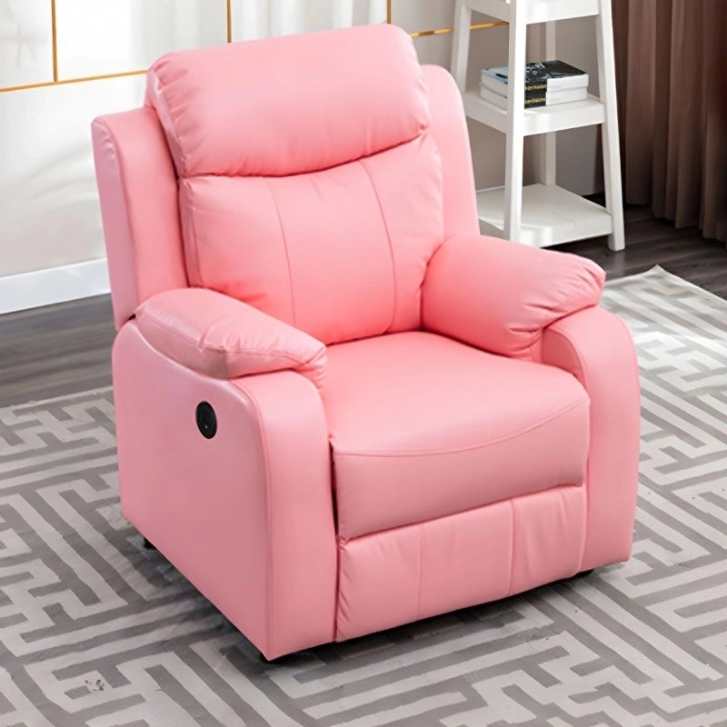 With its bold visual presence and easy-to-clean finish, this reclining chair fits seamlessly into both modern and traditional interiors