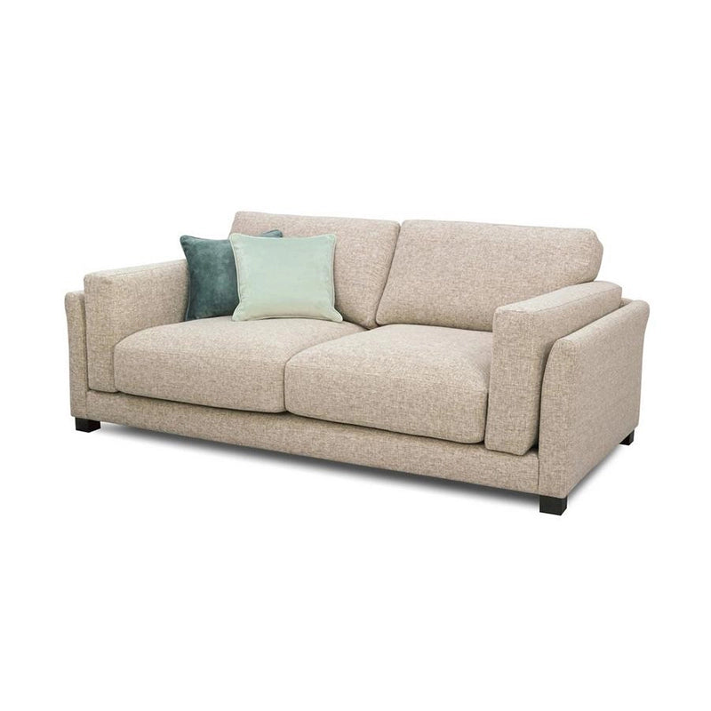 Clean-lined beige and grey designable sofa set – latest sofa design – 3 seater couch
