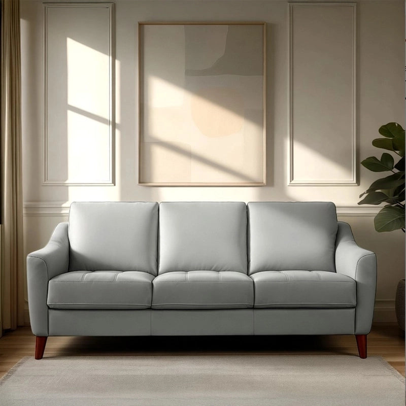Grey leatherette sofa photo with modern sofa design and 3 seater sofa layout