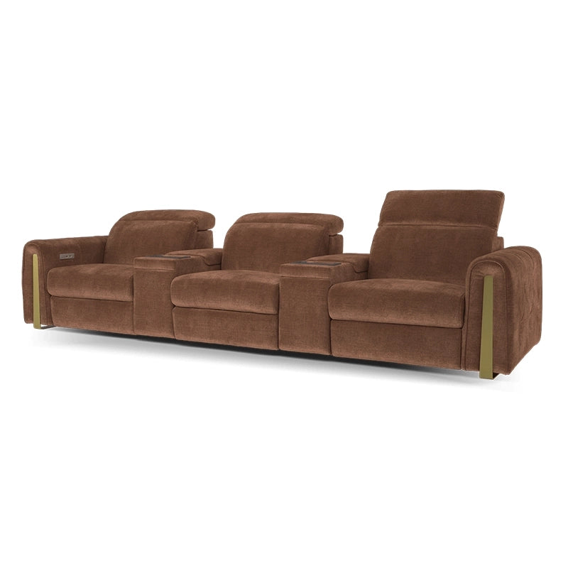 Featuring electric reclining mechanisms, each recliner chair or couch recliner includes USB ports for tech-savvy convenience - 3 seater+2 console