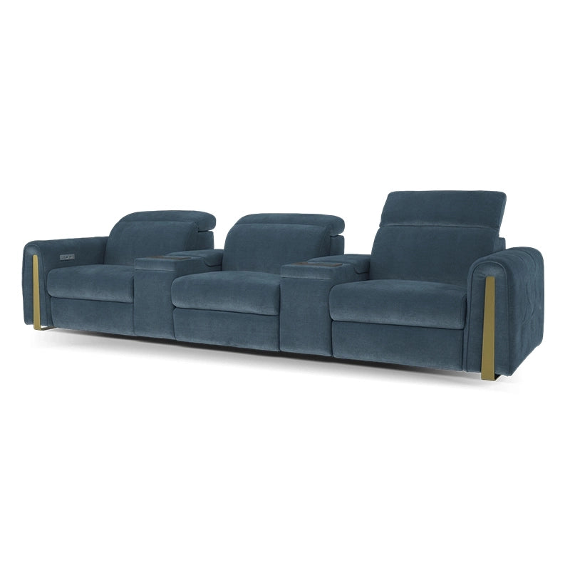 Blending modern design with comfort innovation, this recliner collection offers a versatile solution for stylish Indian homes - 3 seater+2 console