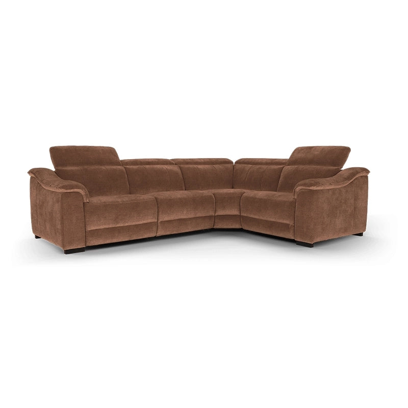 With sturdy neem wood framing, spring-supported foam seats, and a zero-wall mechanism, this reclining couch set is engineered for space efficiency and comfort - 2+corner+1