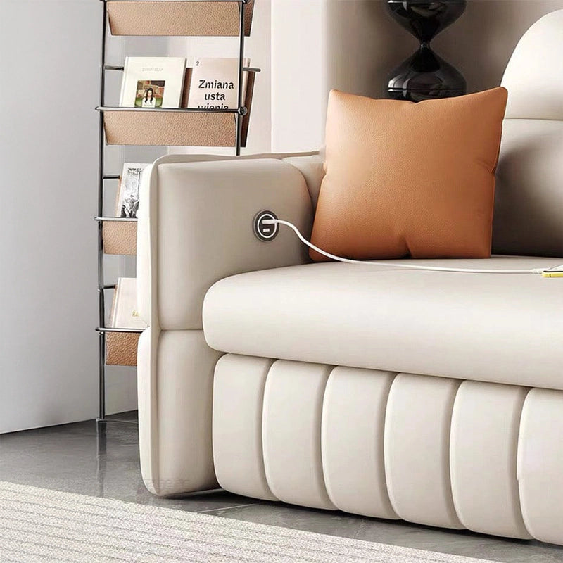 This Primrose convertible couch blends utility and modern appeal, making it an ideal choice for compact city living