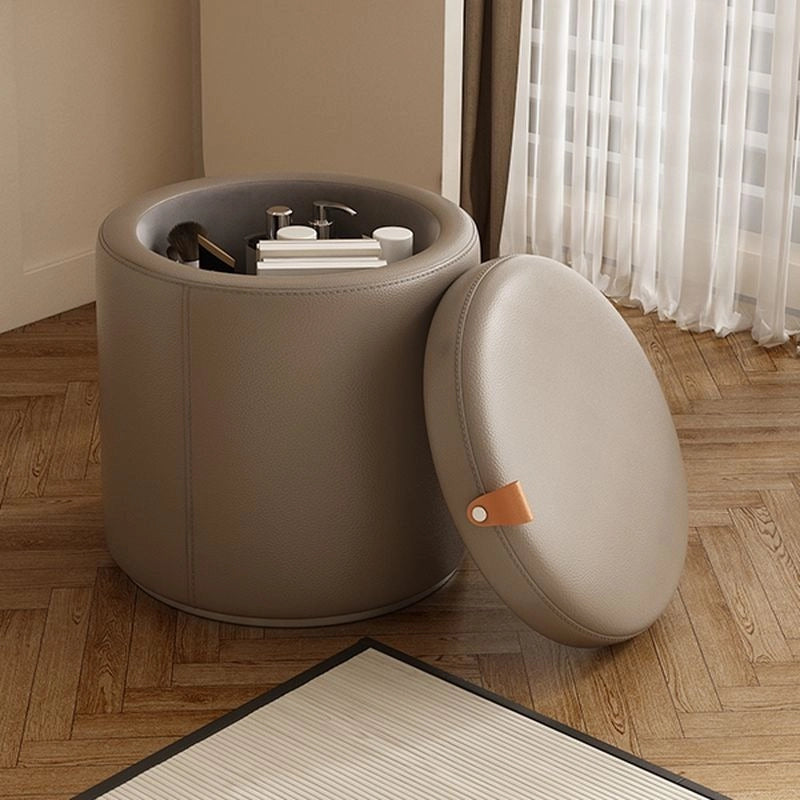Removable padded lid revealing storage space – footstools and ottomans, ottoman seating