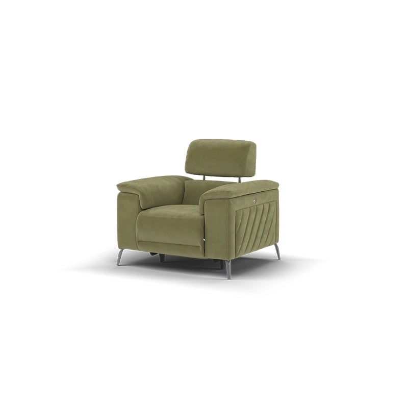 Modular backrest pic with sofa and recliner set + couch with a recliner + green tone