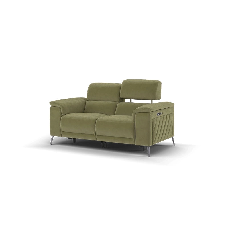 The power-adjustable recline mechanism, USB ports, and chaise footrest make it ideal for relaxed lounging