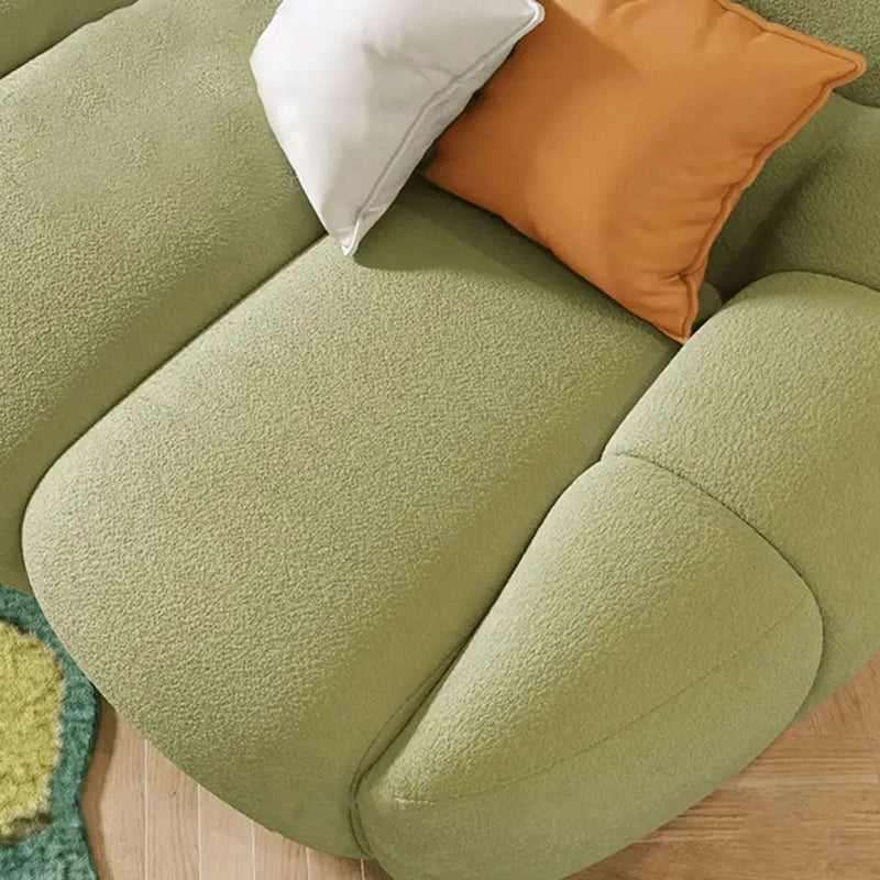 Plush channel-tufting photo, latest sofa design, contemporary couch, 4 seater, low arms