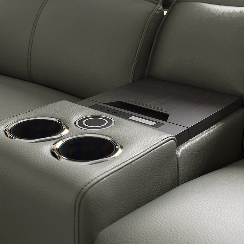 Available in both corner and straight-row formats, the seating combines the look of a luxury lounge with the engineering of a theater couch.