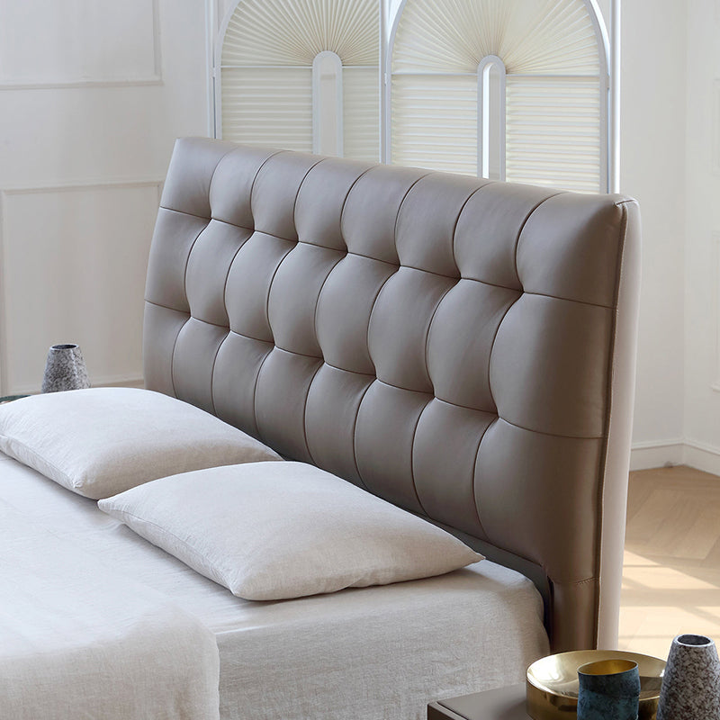 Upholstered frame detailing showcasing bed online and modern style bed design