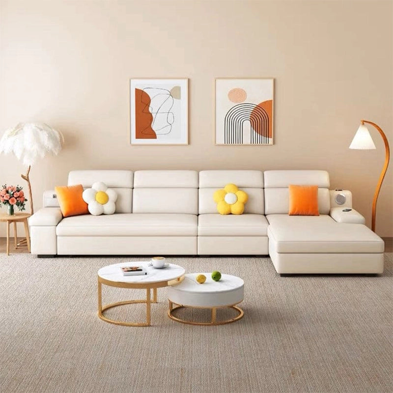 Armrest with USB port and speakers – sofa bed couch, l shape sofa cum bed