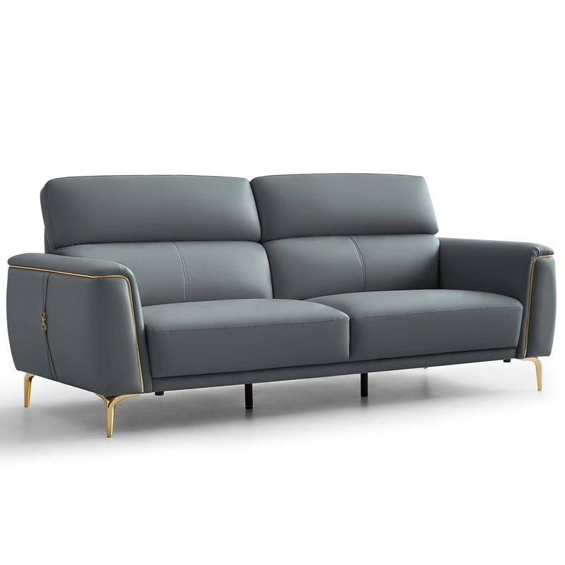  Right-hand lounger set in grey – luxury couch + corner sofa set + L shape couch