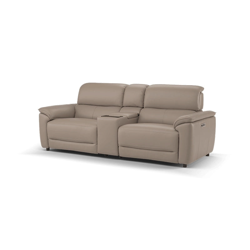 Crafted with termite-resistant neem wood and upholstered in Nova fabric, the reclining couch offers firm yet plush support, ideal for Indian living rooms.