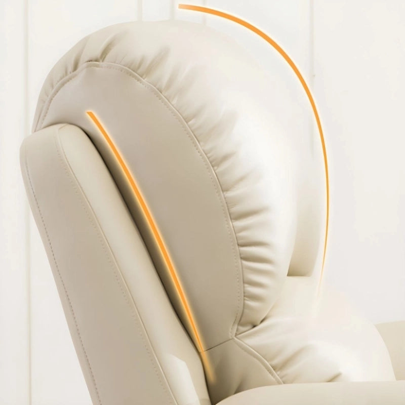 Pillow-top armrests close-up – recliner chair, chairs and recliners, beige