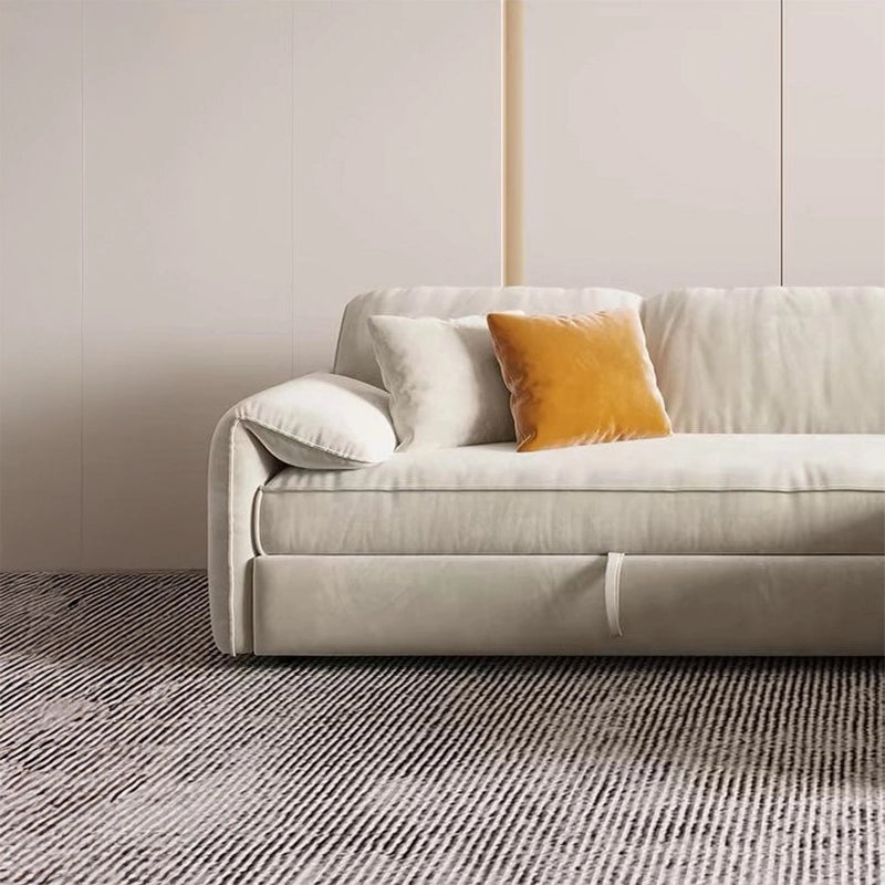 The soft Nova fabric and supportive 32-density foam cushions offer reliable comfort for both lounging and sleeping.