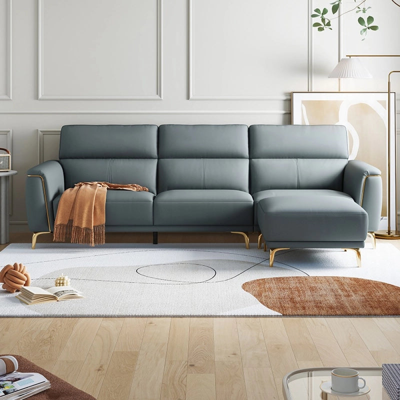This modern settee brings an elegant blend of structure and softness, making it ideal for refined interiors. 