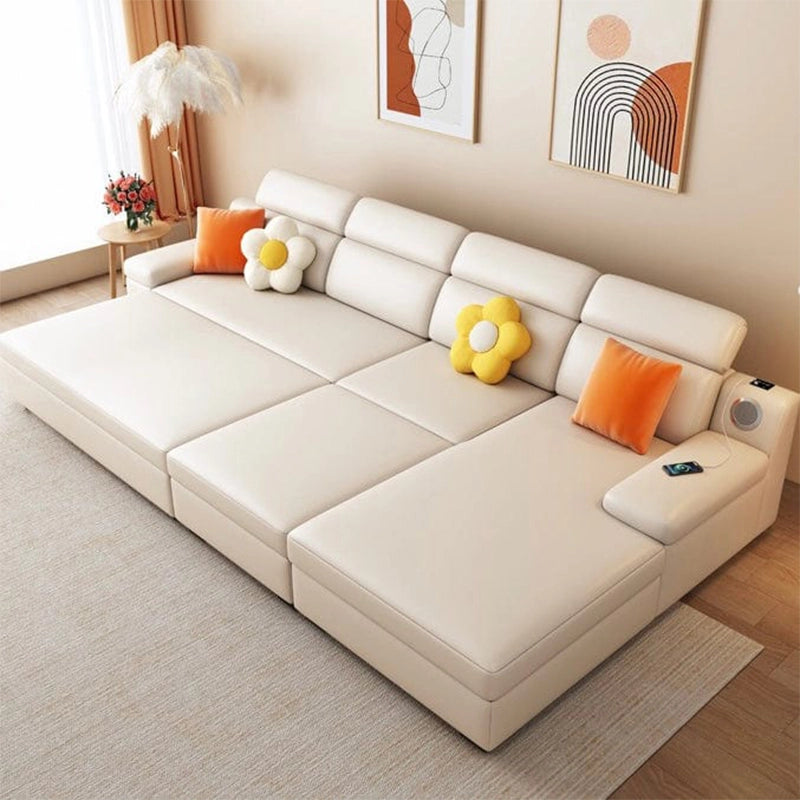 Storage compartment under seating – convertible sofa bed, sofa cum bed design