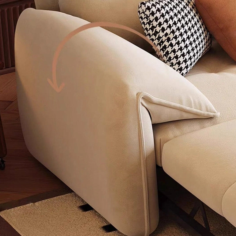 Mirth sofa cumm bed in beige fabric – sofa cum bed design, sofa bed couch