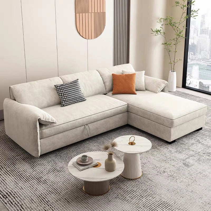 Concealed leg design low-profile + sofa bed couch + convertible couch sleeper + fabric