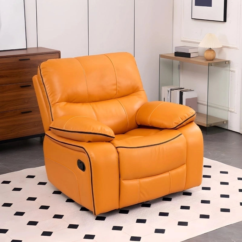 Framed in durable neem wood and panelled with engineered plywood, the base structure supports a power-reclining mechanism and smooth glide-swivel functionality.