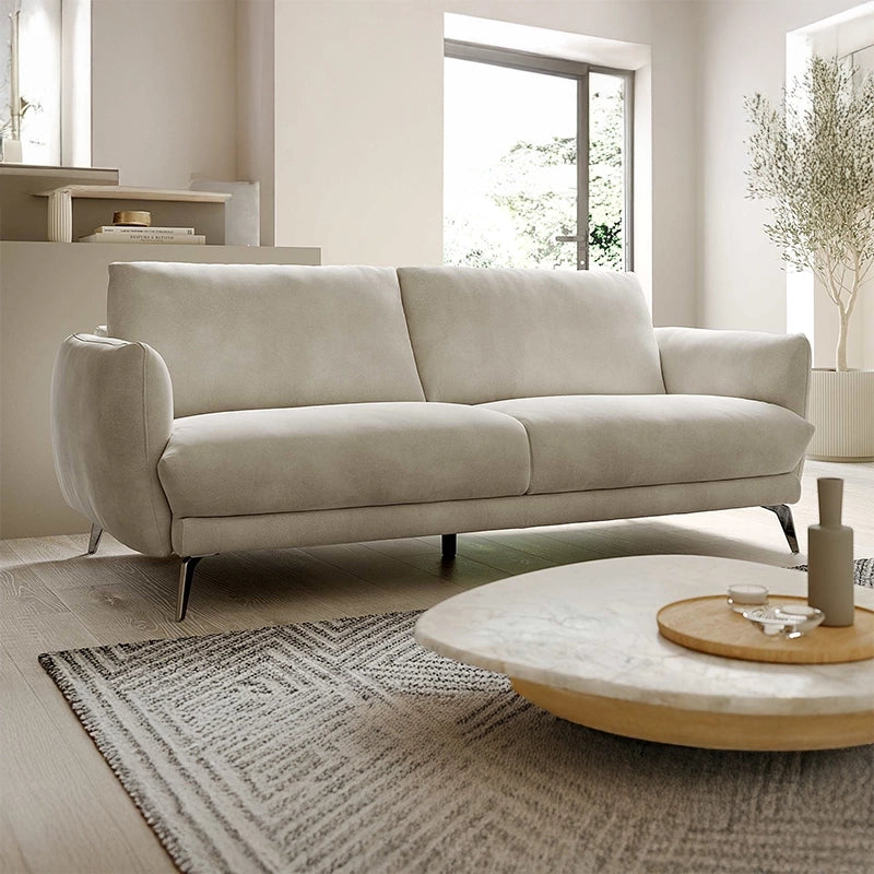 High clearance legs in wood finish – premium sofa – 3 seater sofa set 