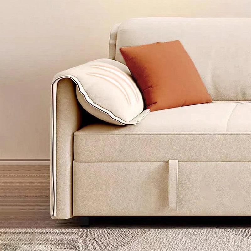 Crafted for multifunctional homes, the Lynx sofacumbed offers the ease of a sofa cumm bed with an integrated sleeper mechanism.