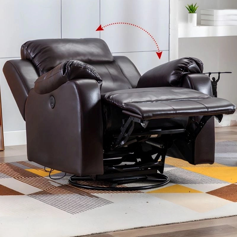 The Lilac reclining chair blends generous American-style cushioning with practical features suited for Indian homes.