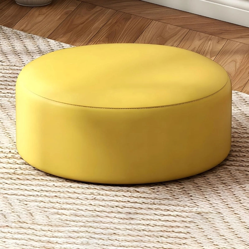 The cushioned top ensures safe, low-height seating that suits family spaces or kid-friendly corners. 