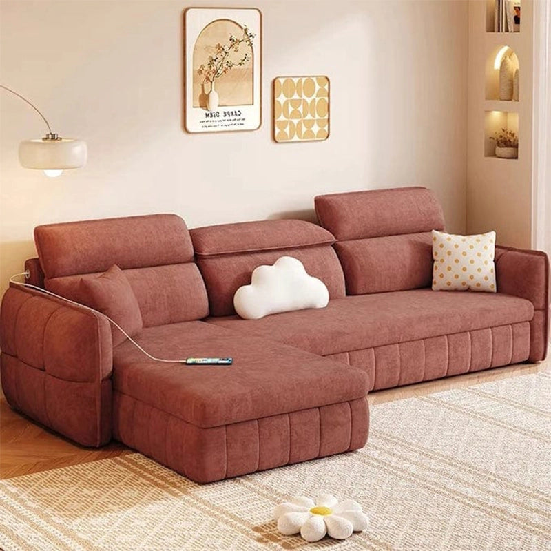 This L-shaped Pax sofacumbed blends smart design with comfort, ideal for urban homes needing space-efficient seating.