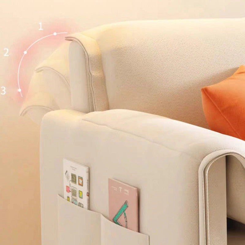 This L-shaped couch transforms quickly into a bed, making it ideal for compact flats, studio apartments, or guest setups