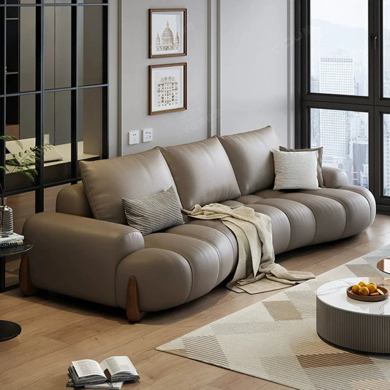  Sectional l shape sofa set with wooden base and fabric couch structure