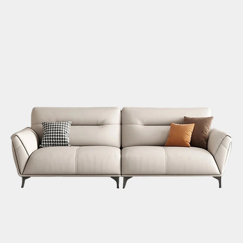 High matte black legs lift the profile visually and practically - Creamy beige