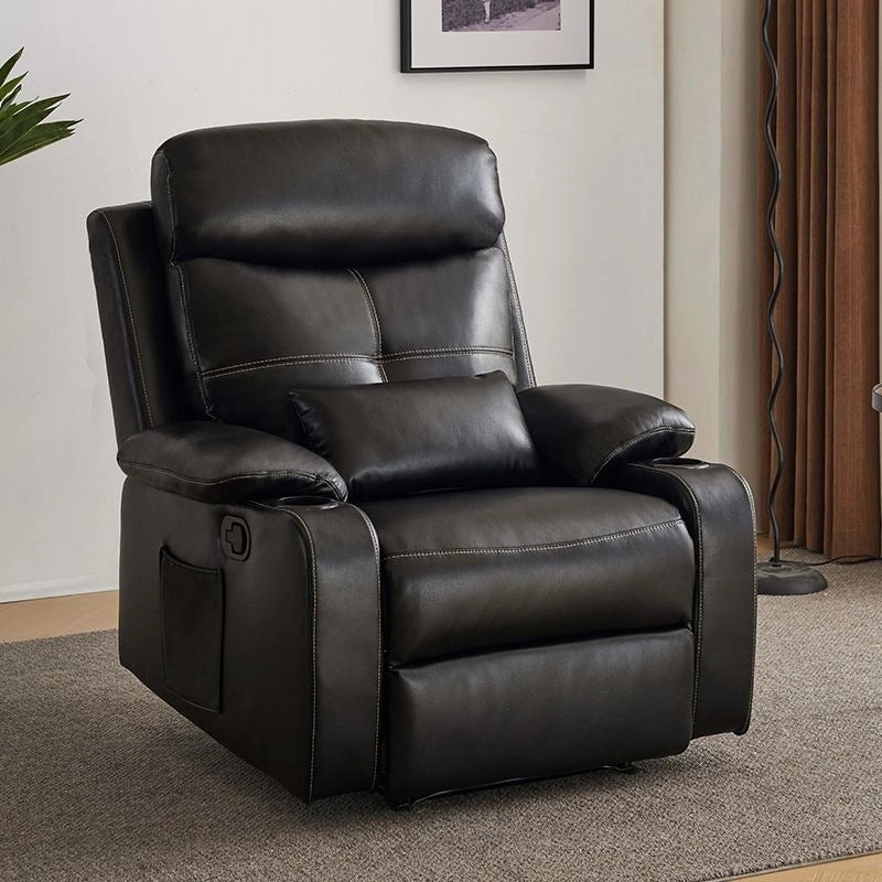 The Venice Recliner brings together bold American aesthetics and Indian engineering in a wide, overstuffed single-seater format