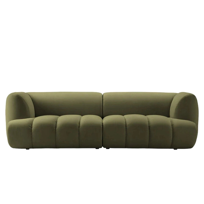 The Azalea settee is a sculptural 3 seater couch that unites lounge-ready comfort with modern design cues.