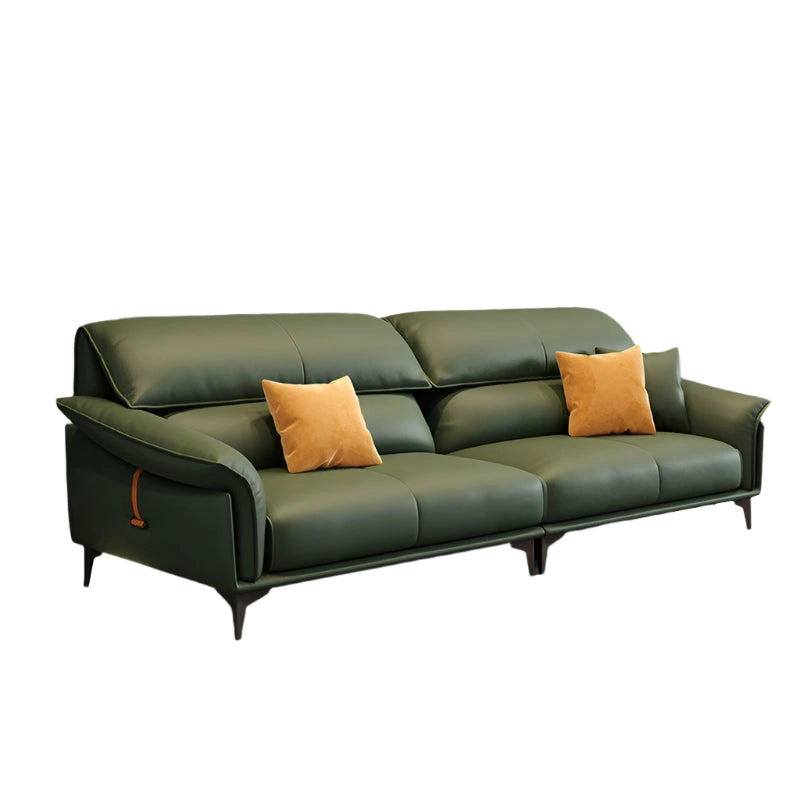 A perfect leather sofa for urban living, it suits both compact spaces and spacious lounges.