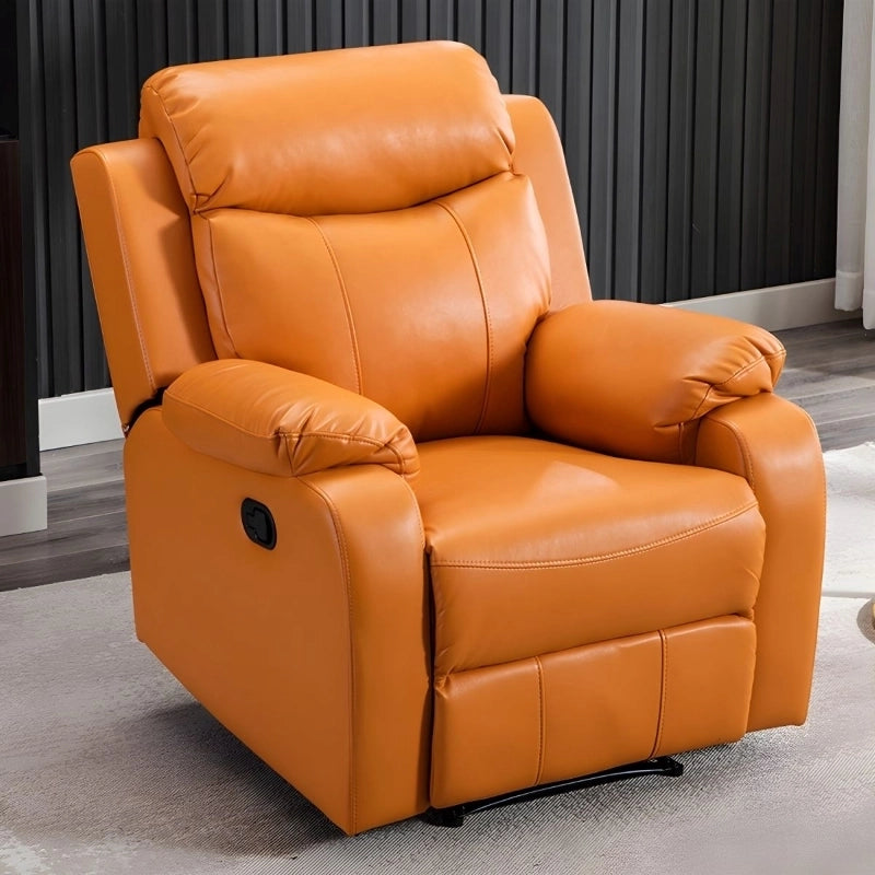 Upholstered in easy-care faux leather, available in multiple tones, it complements both modern and traditional interiors